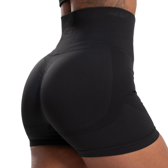 Olivia Seamless Shorts, Black