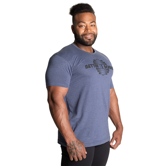 Recruit Tee, Sky Blue Melange