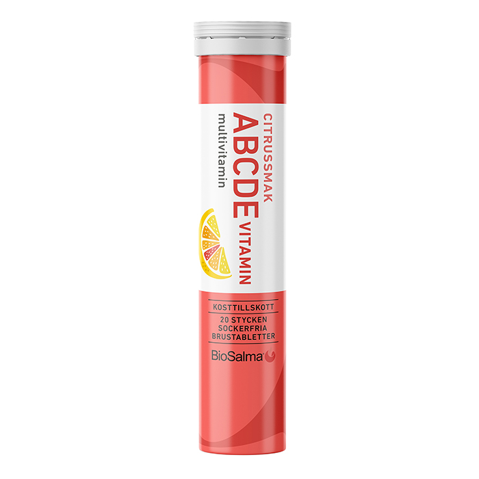 ABCDE-vitamin Citrus 20 brusetabletter