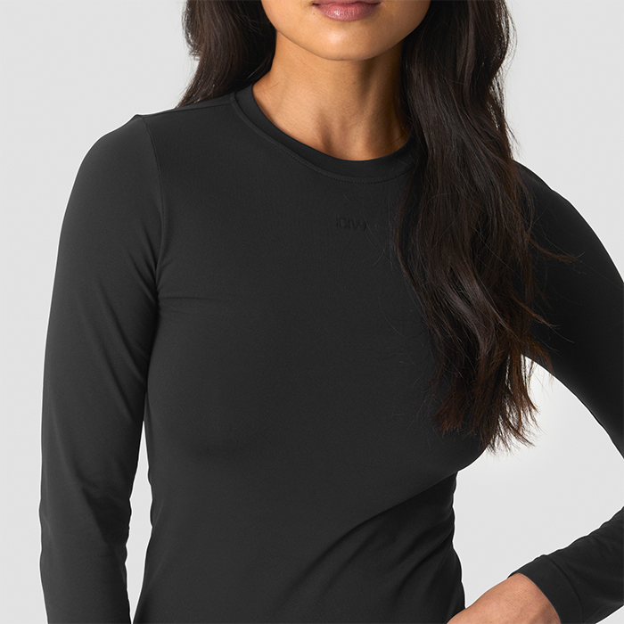 Essence Seamless Langærmet Sort