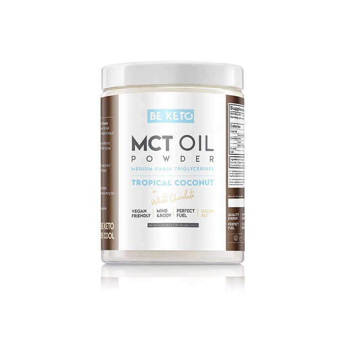 BeKeto - KETO MCT Oil Powder – Coconut & White Chocolate 300g