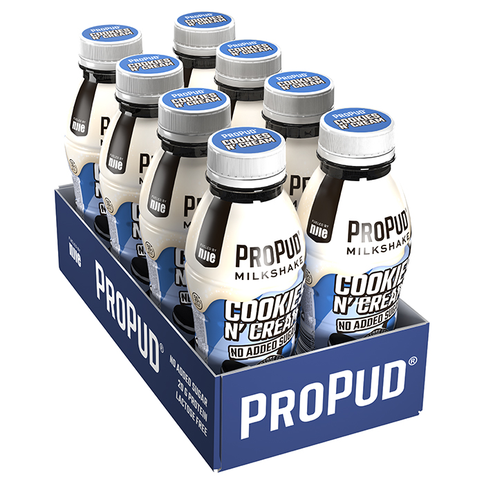 8 x ProPud Protein Milkshake, 330 ml Vanilla