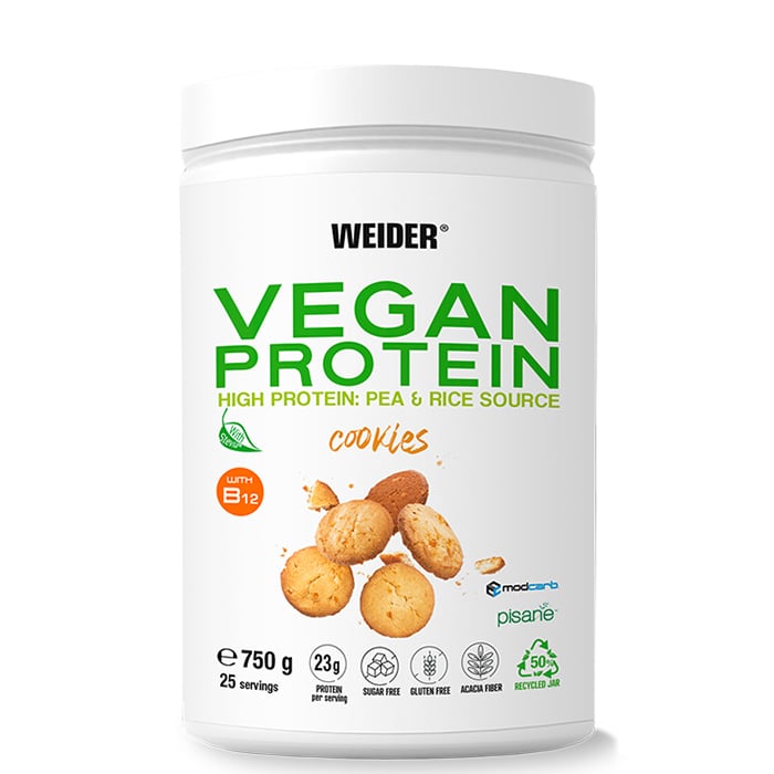 Vegansk proteinpulver 750 g billede