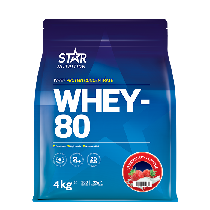 Whey-80 Valleprotein 4 kg