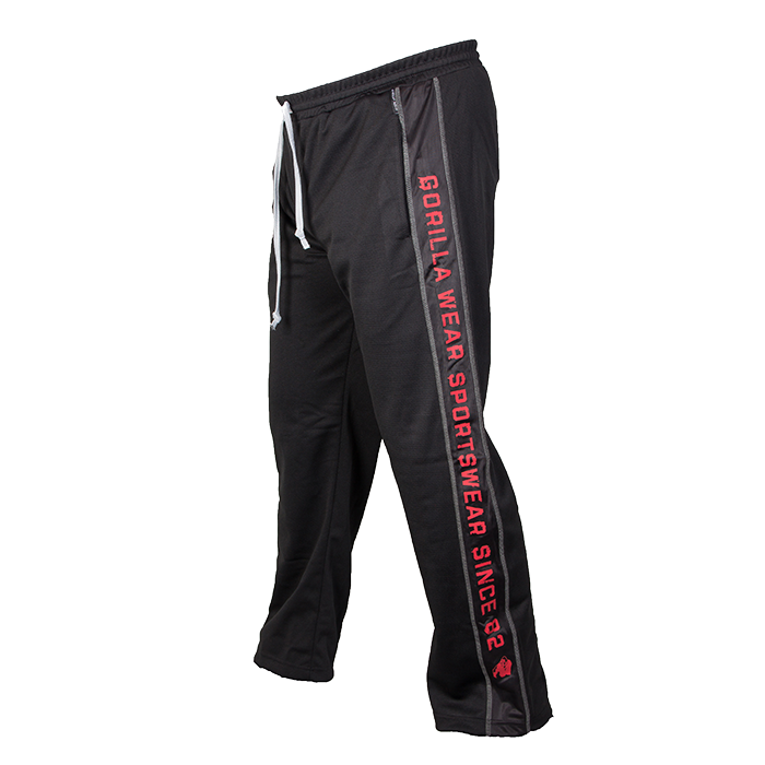 Gorilla Wear Functional Mesh Pants, , Black/red