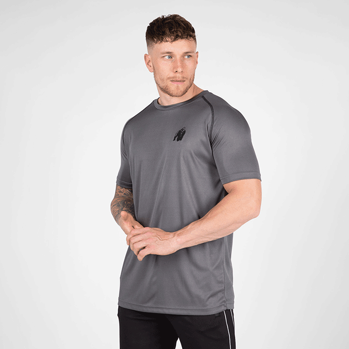 Gorilla Wear Performance Tee, M, Grey