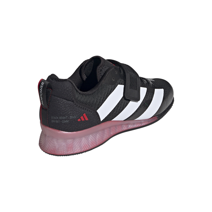 Adipower Weightlifting 3 Sko Sort Hvid/R&oslash;d