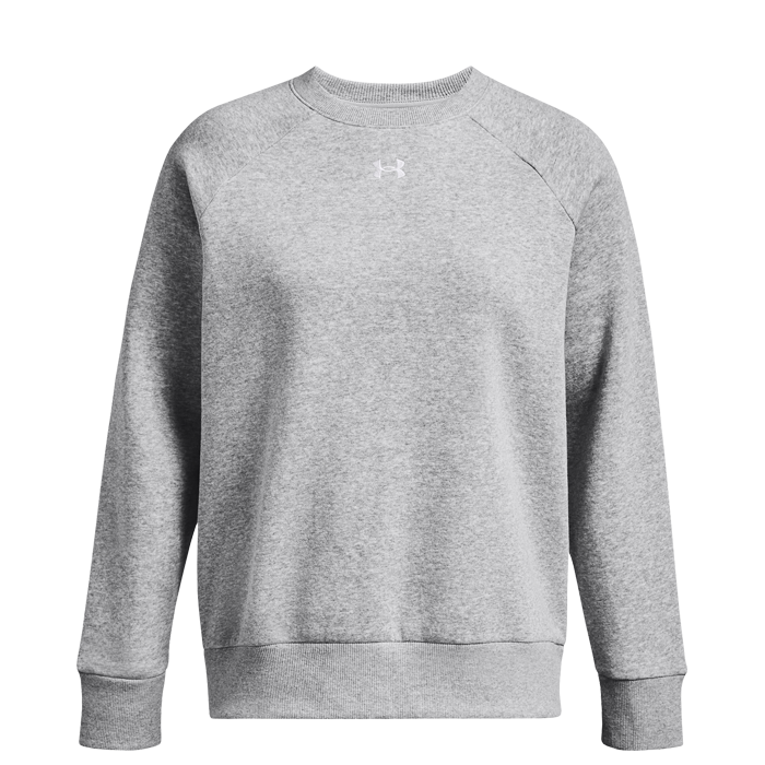 UA Rival Fleece Crew, Pitch Gray