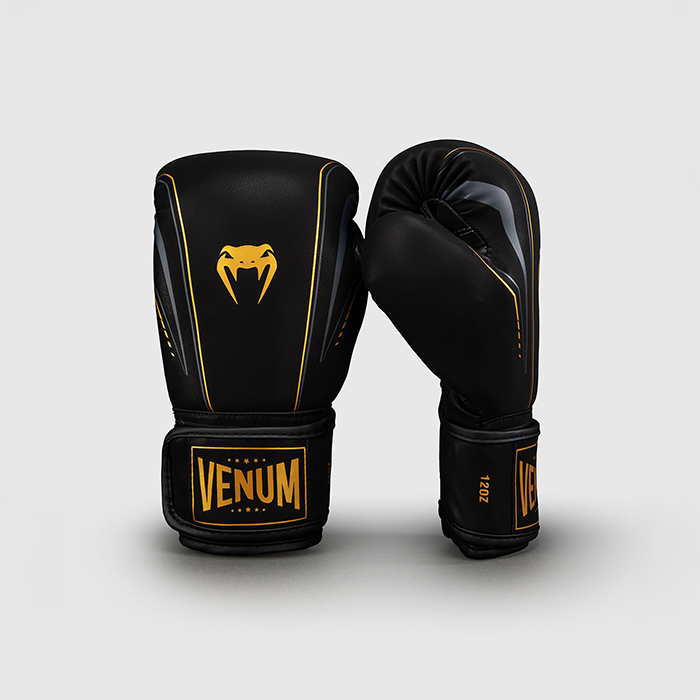 Venum Streamline Boksehandsker Sort Guld