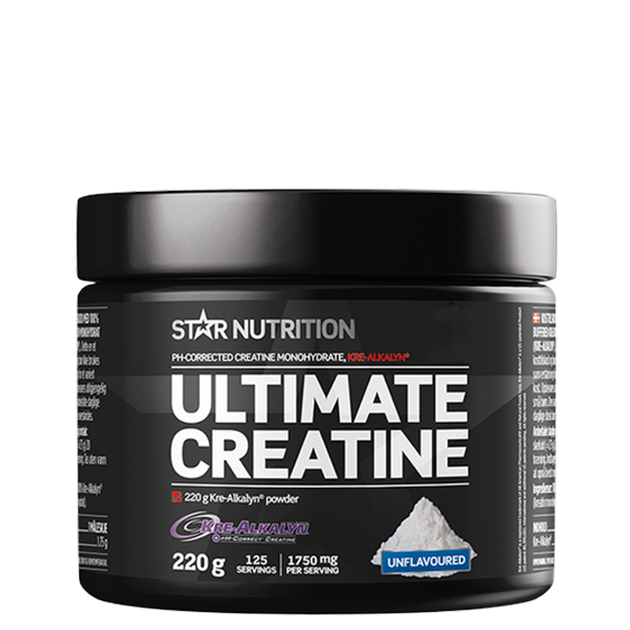 Ultimate Creatin Kre-alkalisk pulver uden smagsstoffer 220 g