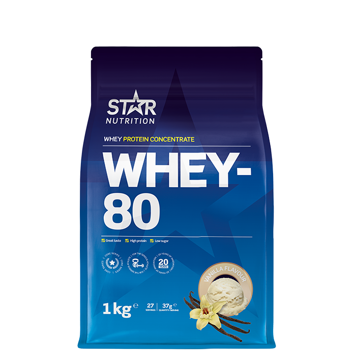 Star Nutrition Whey-80 Vanilla 1000g