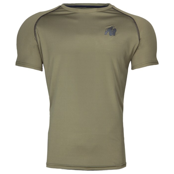 Gorilla Wear Performance Tee, S, Army Green