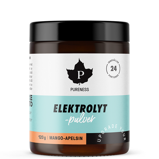 Pureness Elektrolytpulver, Mango & Appelsin, 120 g