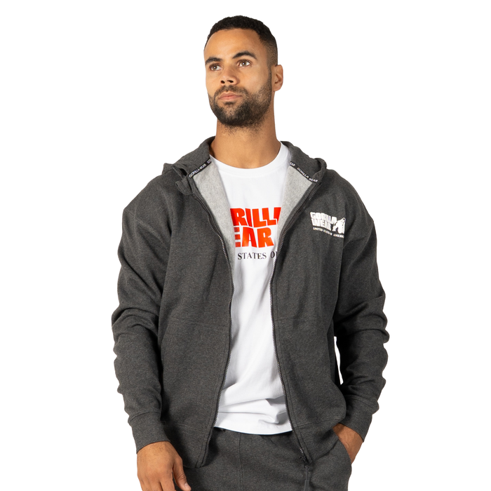 Classic Oversized Hoodie Mørkgrå Melange