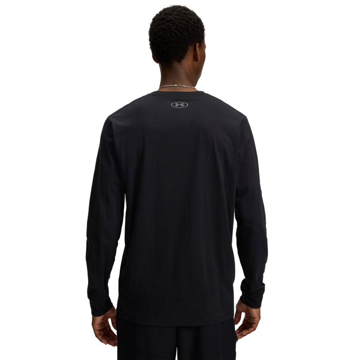 UA Sportstyle Left Chest LS Black