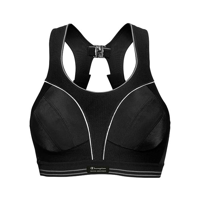 Shock Absorber Ultimate Run Bra 70B - Komfortabel sports-BH til løb i sort med optimal støtte