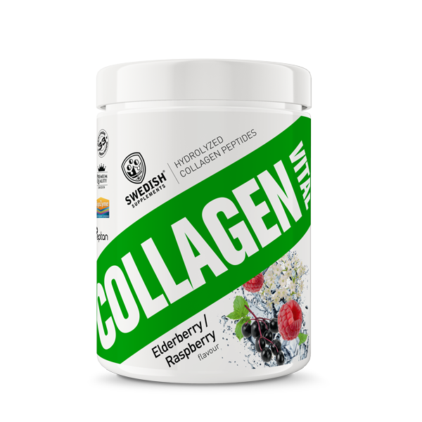 Swedish Supplements Collagen Vital, Elderberry/Raspberry, 400 g