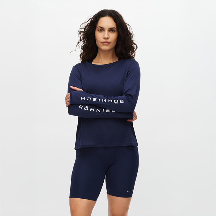 Team Logo Langærmet Indigo