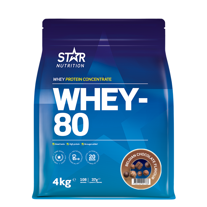 Whey-80 Valleprotein 4 kg