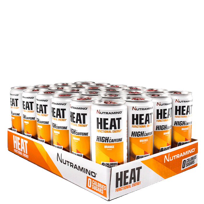 24 x Nutramino HEAT, 330 ml, Orange Kort datum