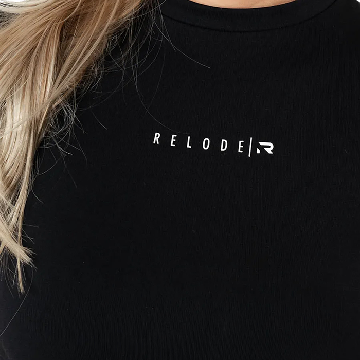 Aura Seamless T‑shirt Sort