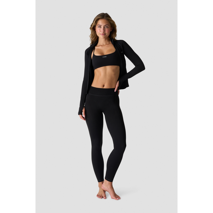 Luxe Tights Mid Rise Sort