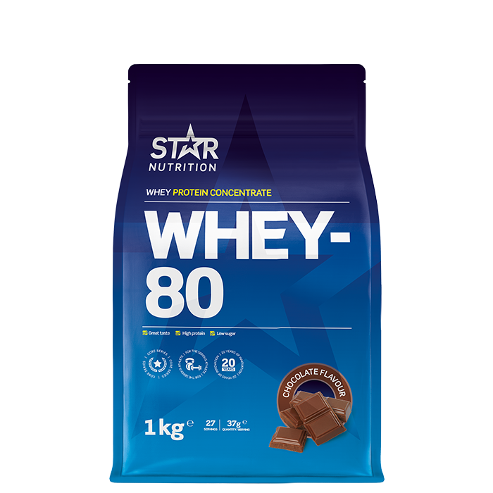 Whey-80 Valleprotein 1 kg