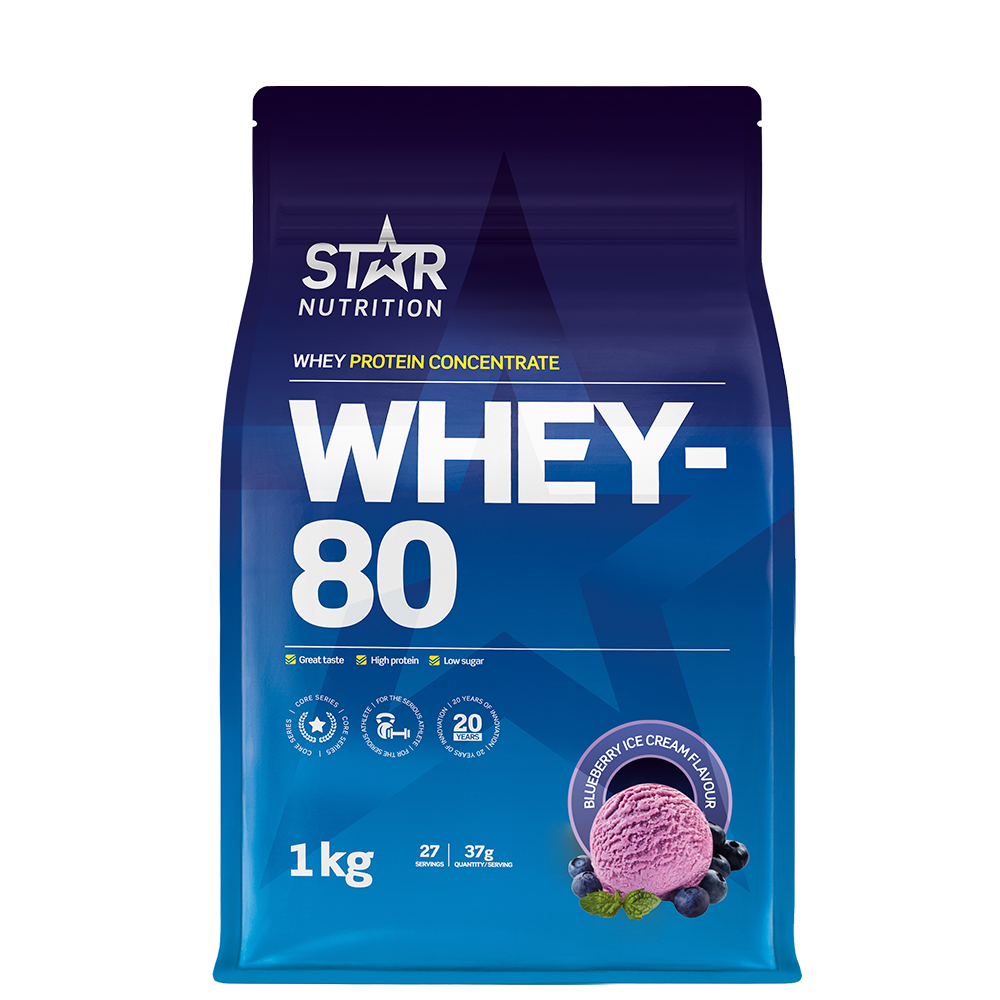 Star Nutrition Whey-80 Blueberry Ice Cream 1000g