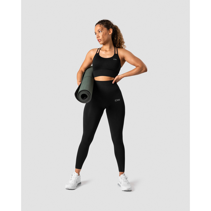 Define Seamless Pocket Tights, Black