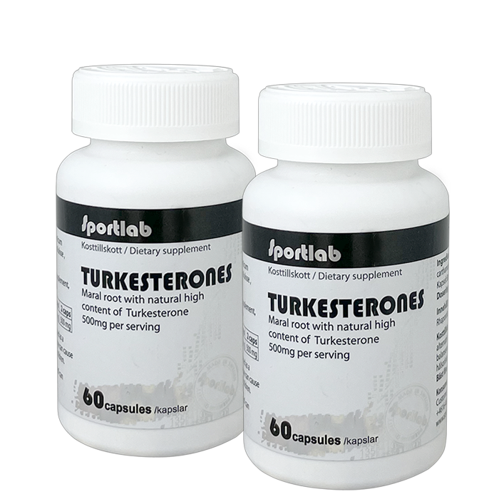 2 x Turkesterone Testo 250 mg 60 kapsler