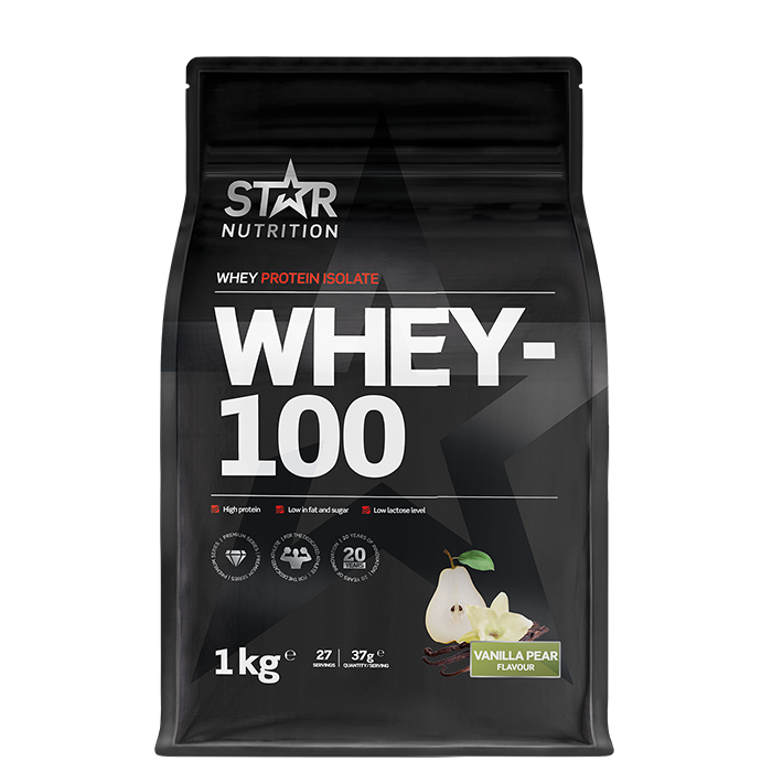 Whey-100, 1 kg, Vanilla/Pear