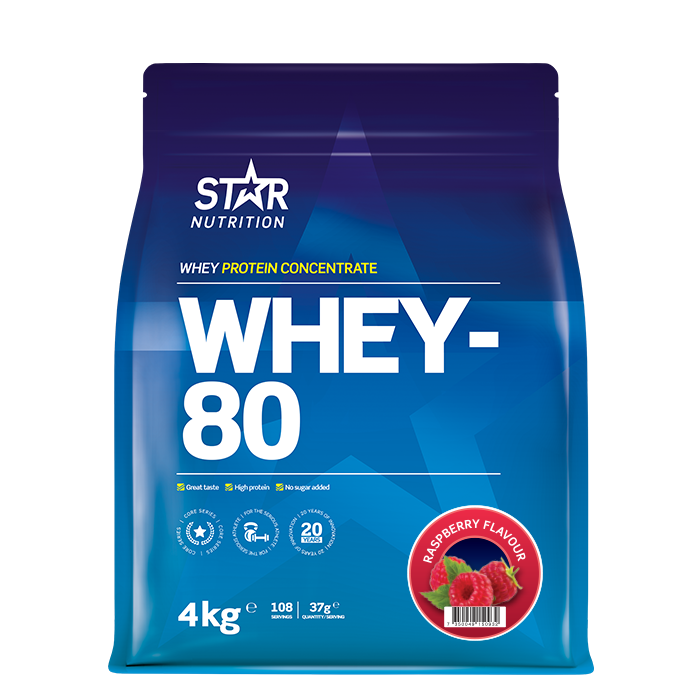 Whey-80 Valleprotein 4 kg