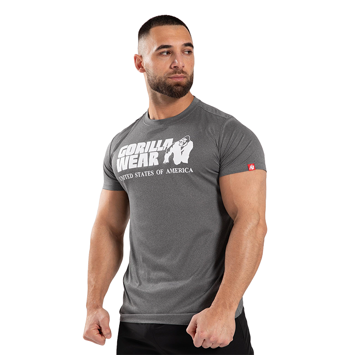 Classic Training T-Shirt, Grey Melange