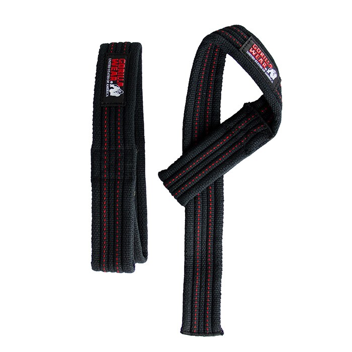 Hardcore Lifting Straps Sort/Rød billede
