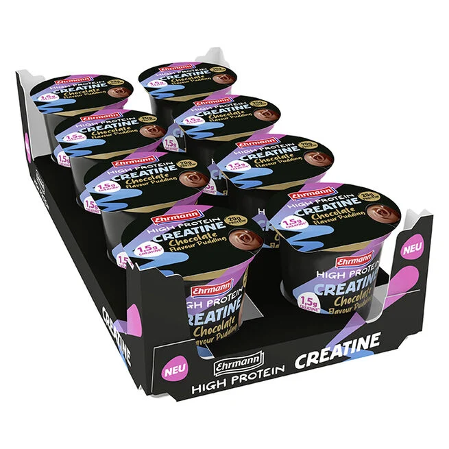 8 x Ehrmann High Protein Creatine Pudding 230g