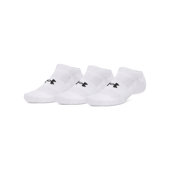 Performance Cotton No Show Strømper 3-pak Hvid