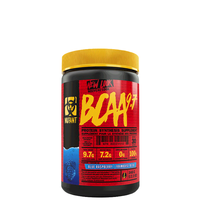 BCAA 9,7 Pulver 30 portioner  Blue Raspberry