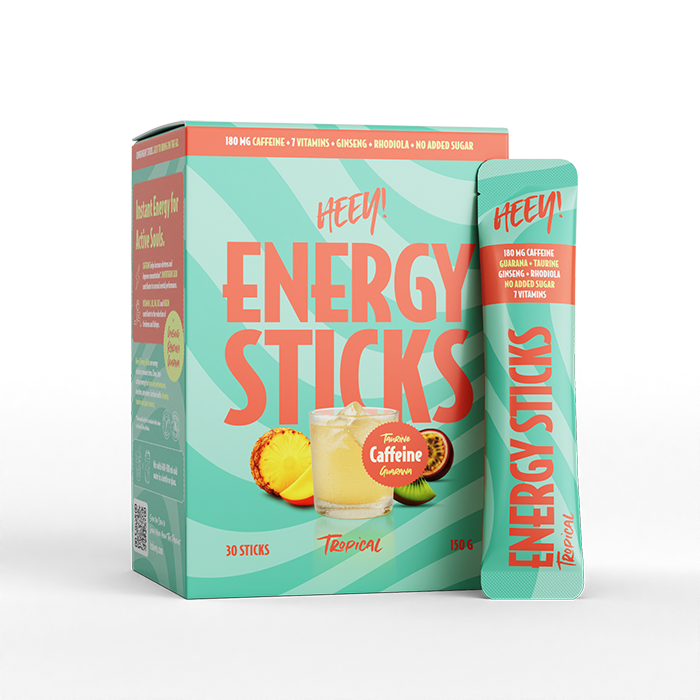 HEEY Energy Sticks Koffein+Guarana, Tropical, 30 sticks