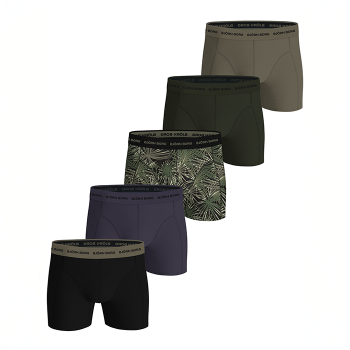 Cotton Stretch Boxer 5p, Multipack