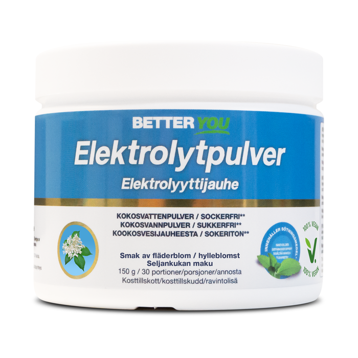 Elektrolytpulver Hyldeblomst 150 g Fl&auml;der