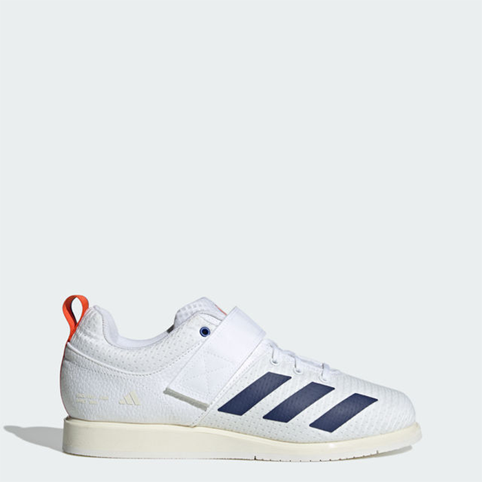 Powerlift 5 Sko Hvid Mørkeblå