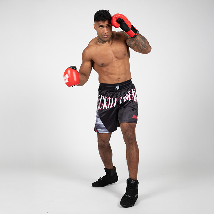 Clayton Boxershorts Sort R&oslash;d