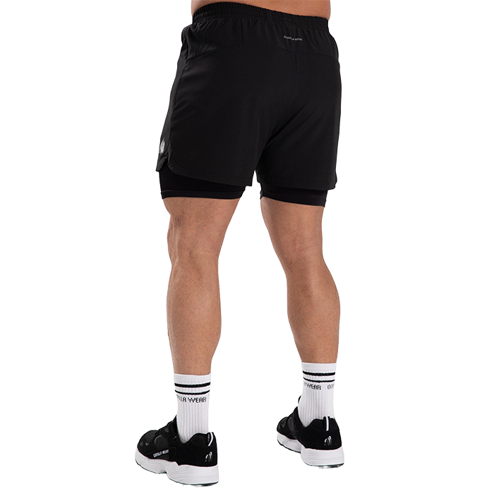 Cortez 2-In-1 Shorts, Black