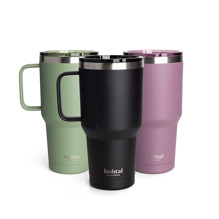 SmartShake Bohtal Insulated Nomad Tumbler, 900 ml, Black