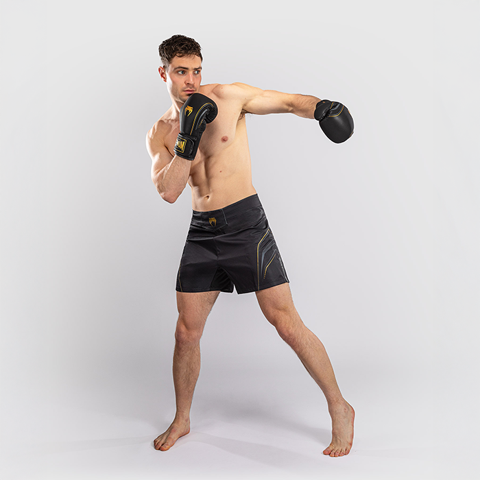 Venum Streamline Fightshorts Sort Guld