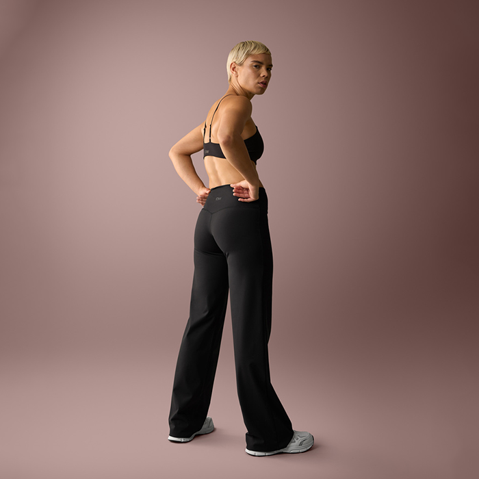 Nimble Straight Leg Pants, Black
