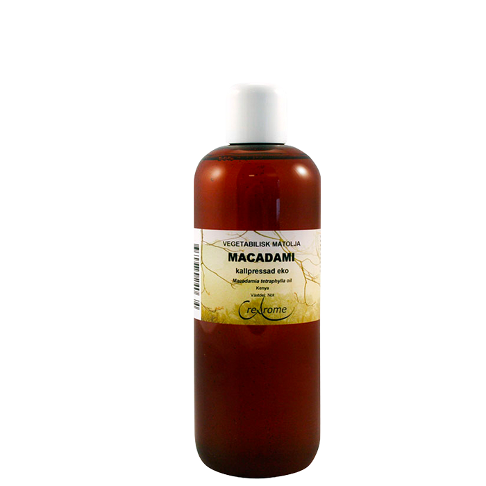 Crearome Koldpresset Macadamiaolie ØKO, 500 ml