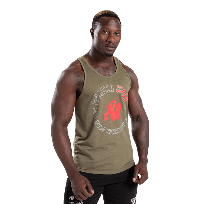 Lafayette Racerback Tank Top, Army Green