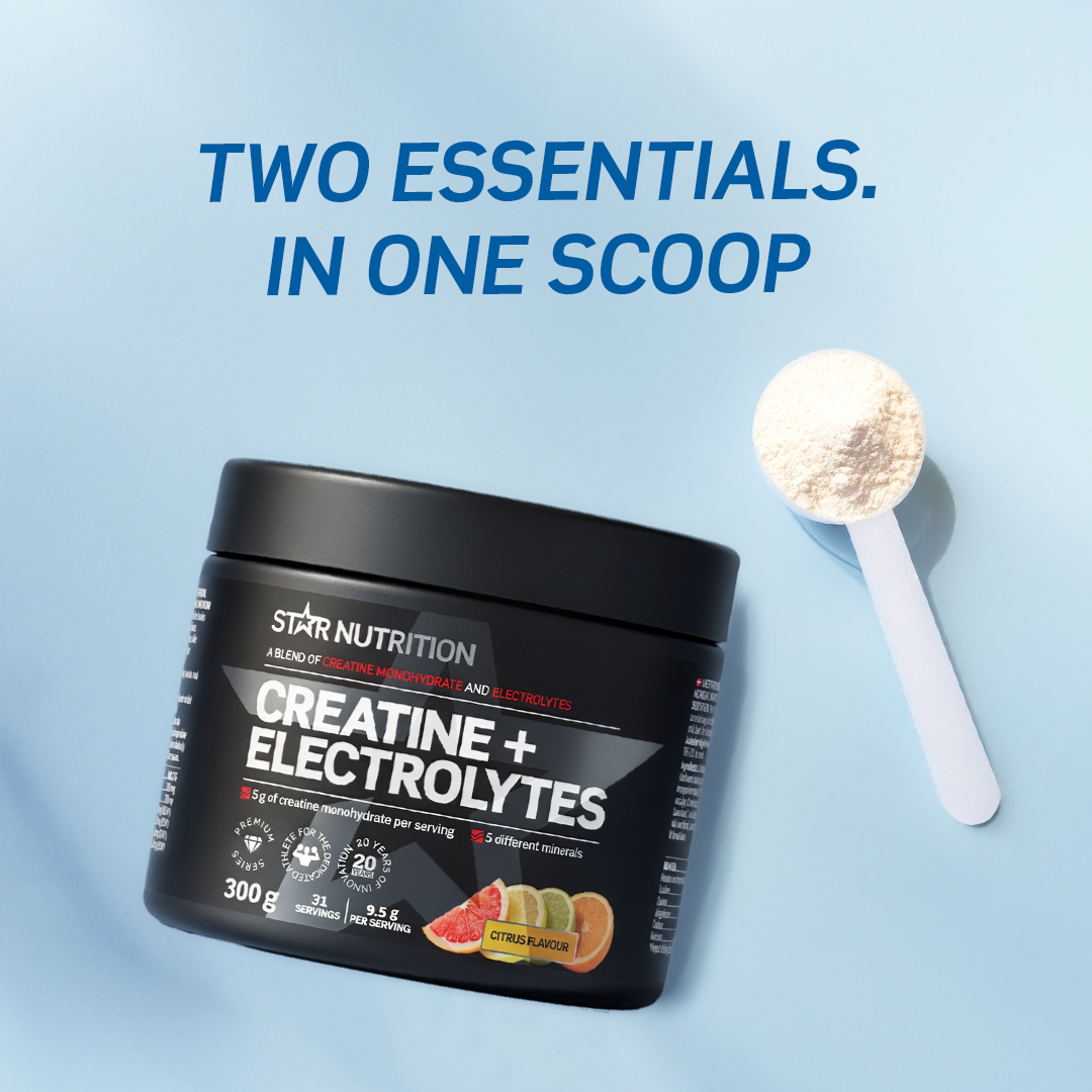 Creatine + Electrolytes, 300 g citrus