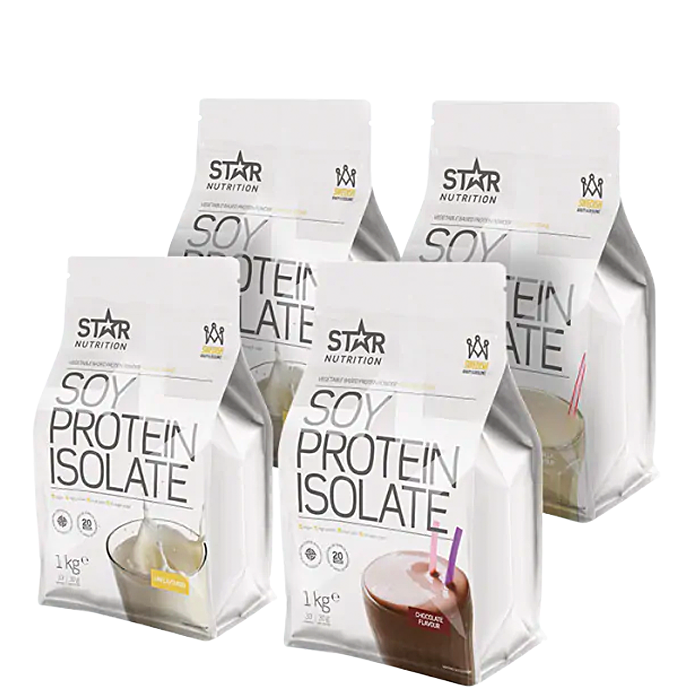 Mix&Match: 4 x Sojaproteinisolat Sojaproteinisolat 1 kg